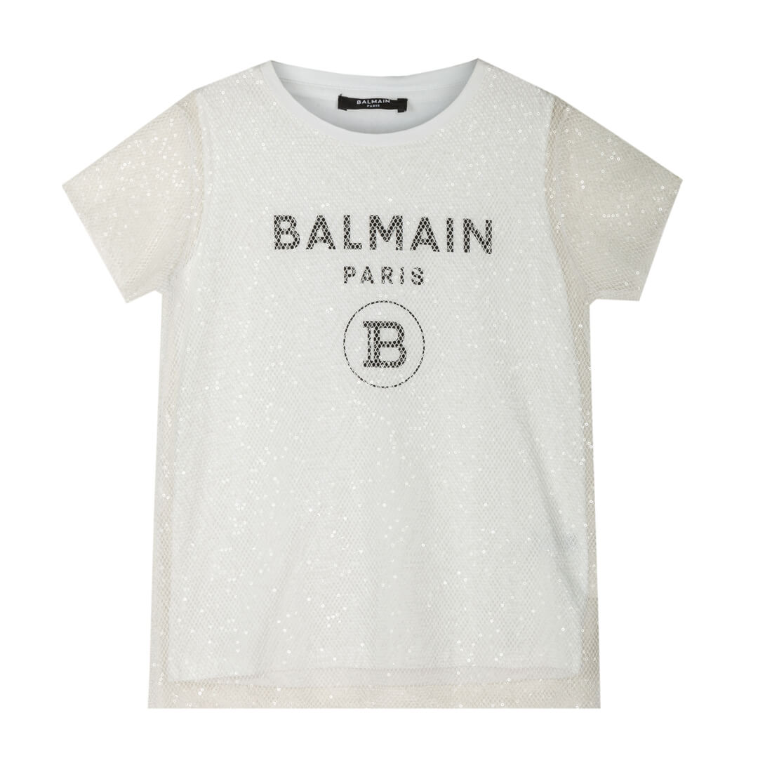 Футболка Balmain, цв. Белый р.10Y